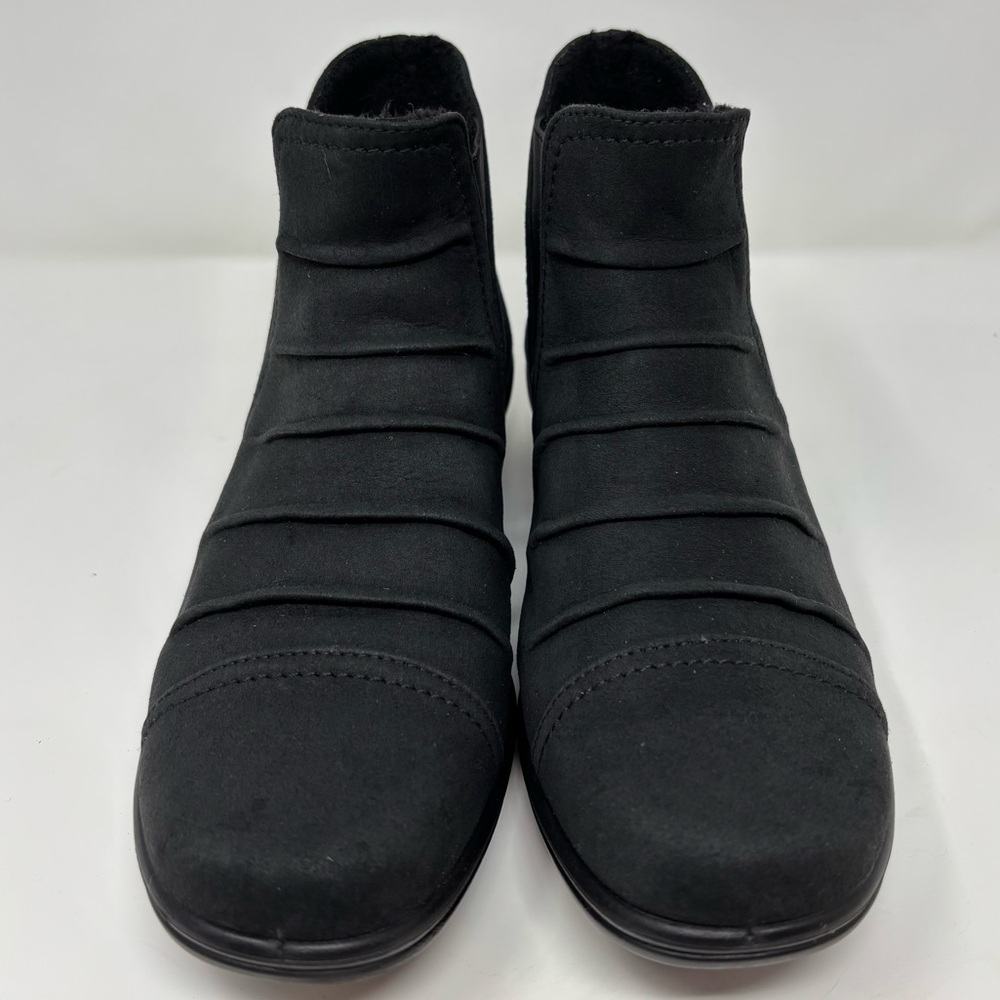 Romika Cassie 20 Black Leather Suede Chelsea Boots Ankle Booties Chelsea Slip On - Picture 4 of 10